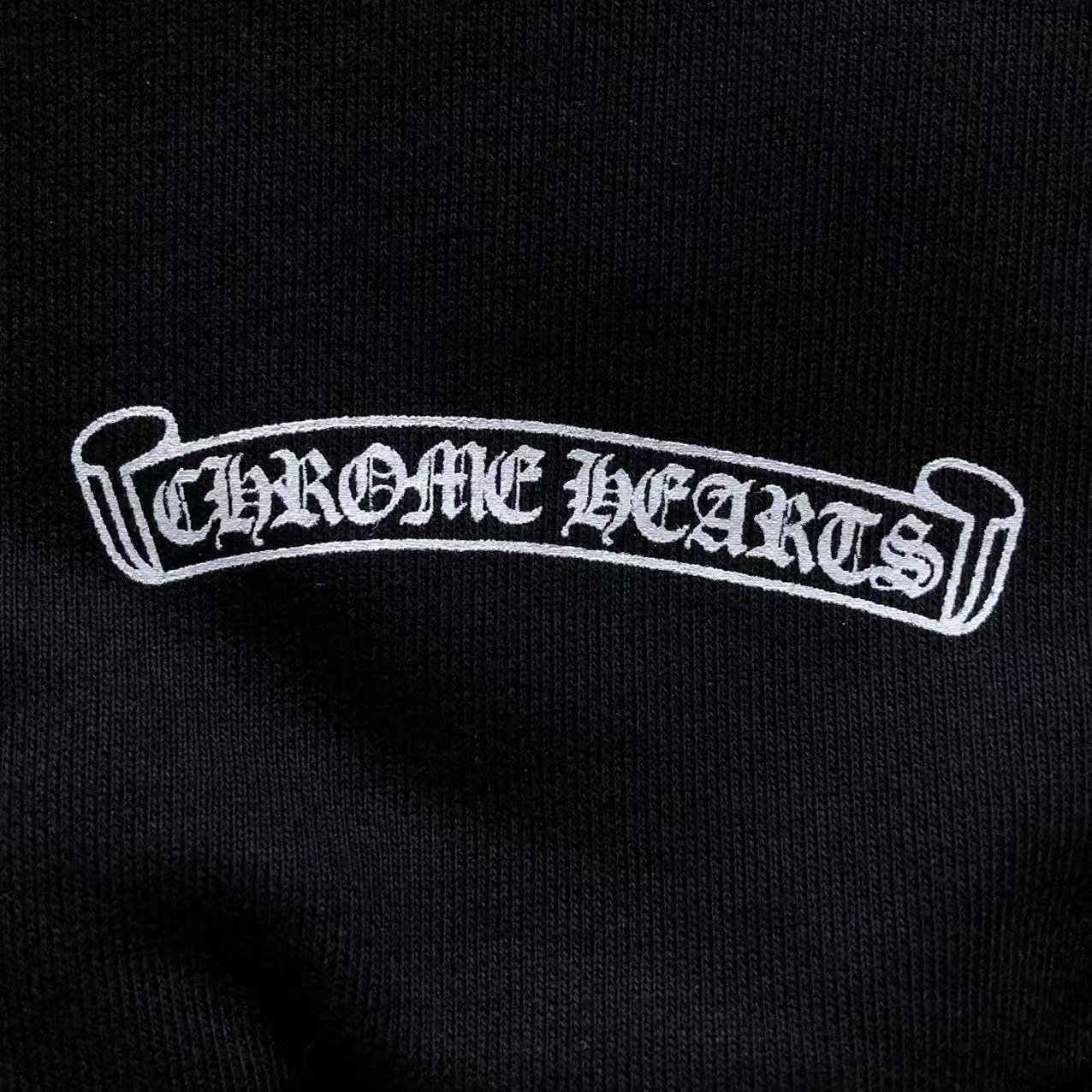 Chrome Hearts Logo Hoodie Black
