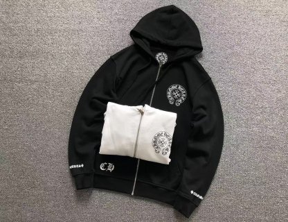 Chrome Hearts Los Angeles Zip Up Hoodie White