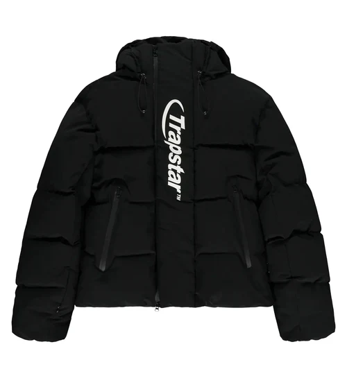 Trapstar Puffer Jacket Black White