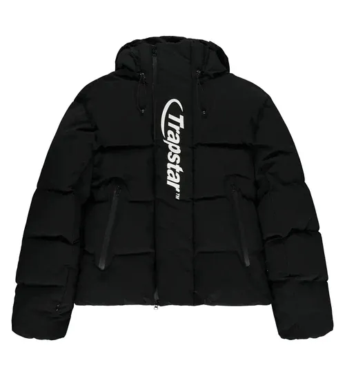 Trapstar Puffer Jacket Black White