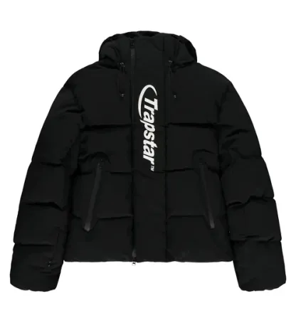 Trapstar Puffer Jacket Black White