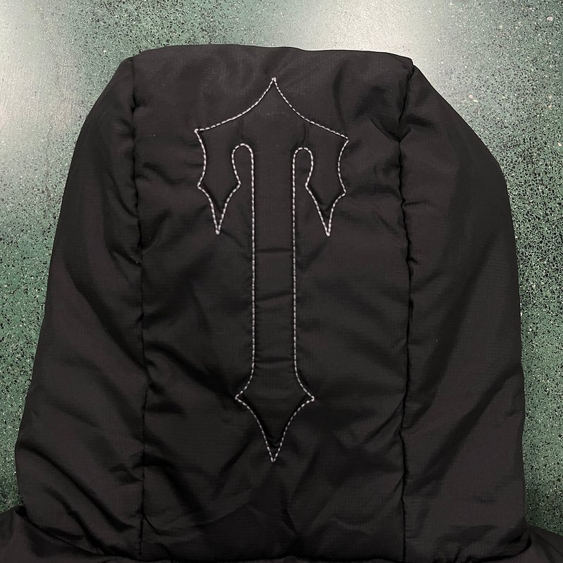 Trapstar Cropped Puffer Jacket Black