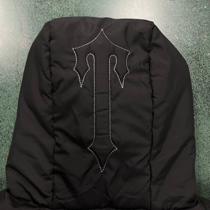 Trapstar Cropped Puffer Jacket Black