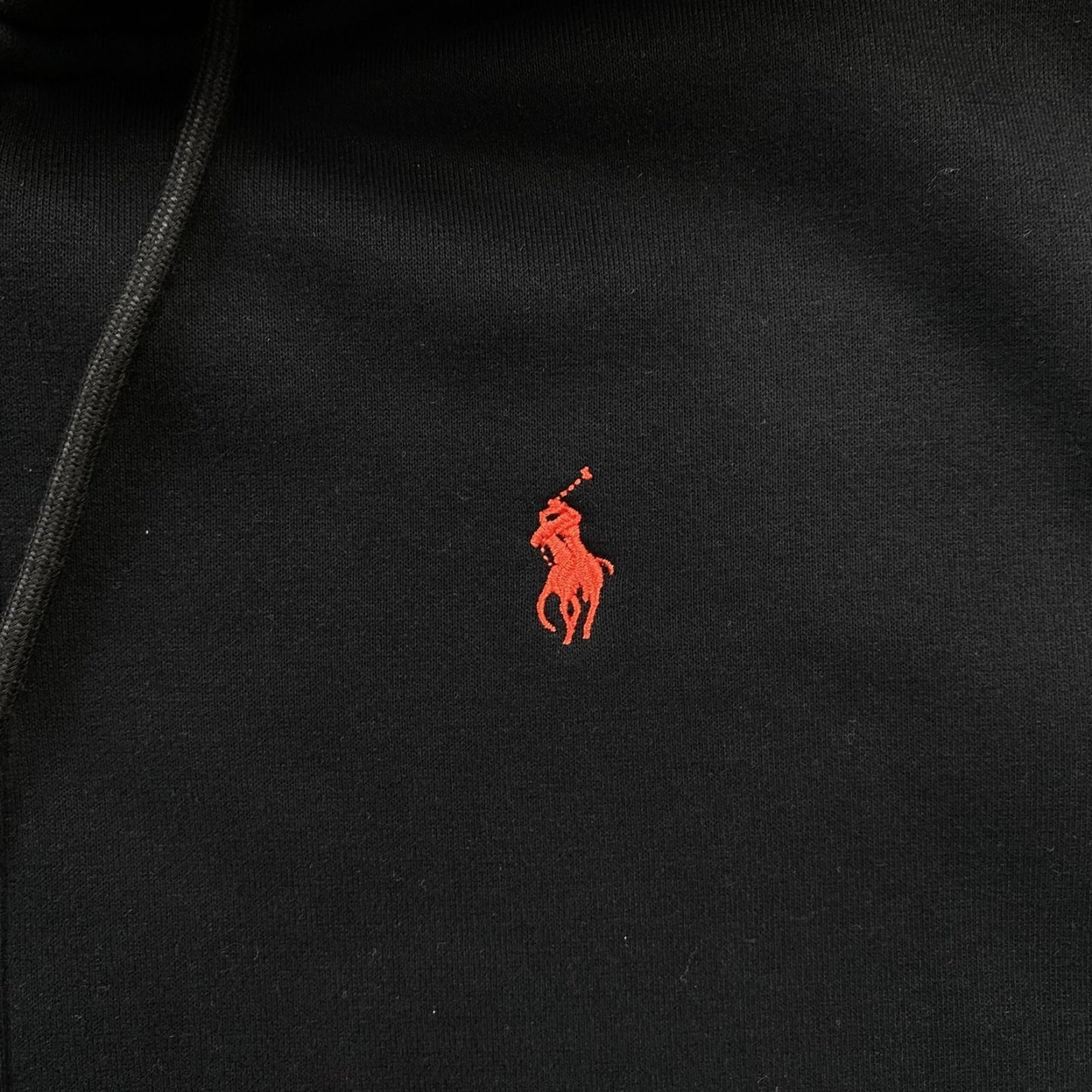 Ralph Lauren Zip Up Black Red Logo