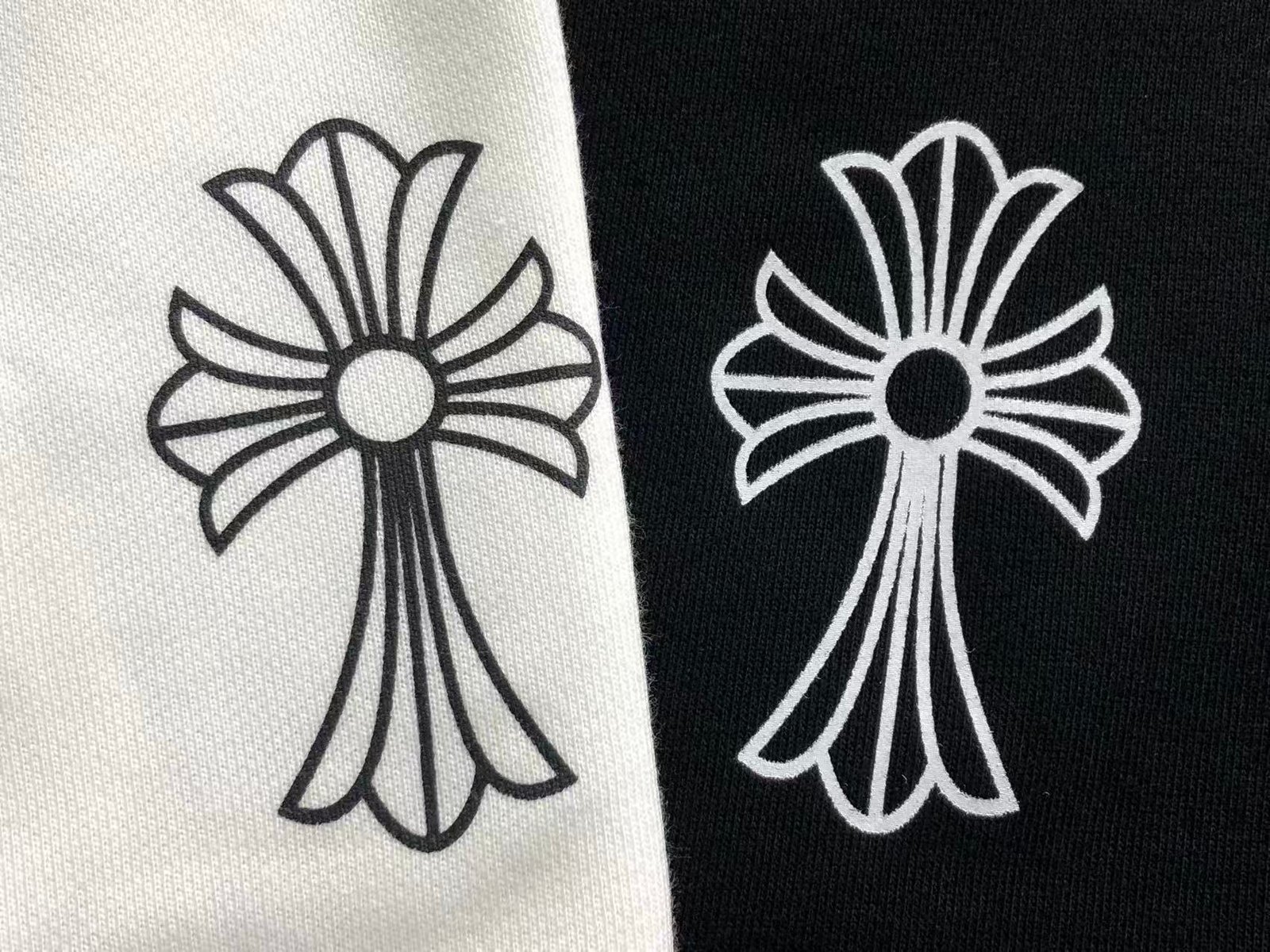 Chrome Hearts Logo Zip Up Hoodie White