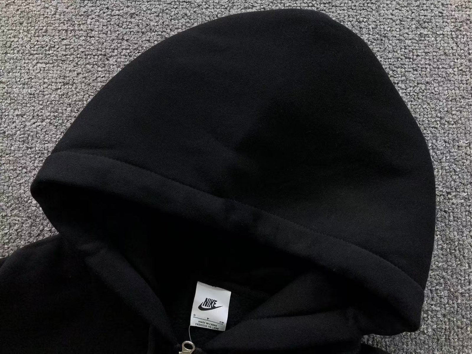 Nike x Stussy Washed Fleece Hoodie Black