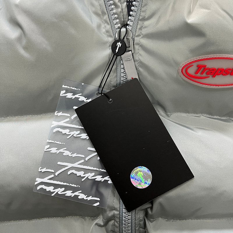 Trapstar Hyperdrive Jacket Grey Red