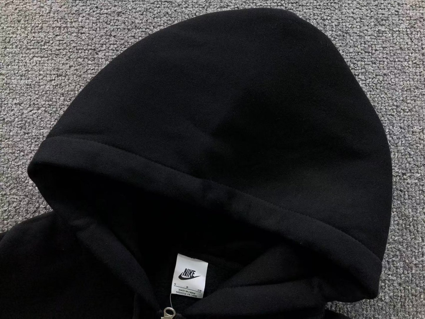 Nike x Stussy Washed Fleece Hoodie Black
