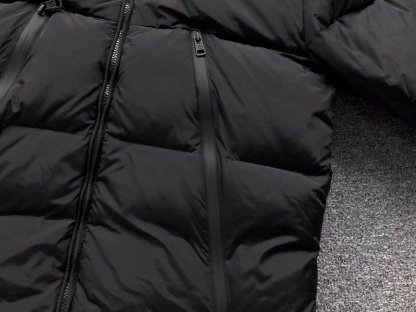  Logo Puffer Jacket Black-OSI