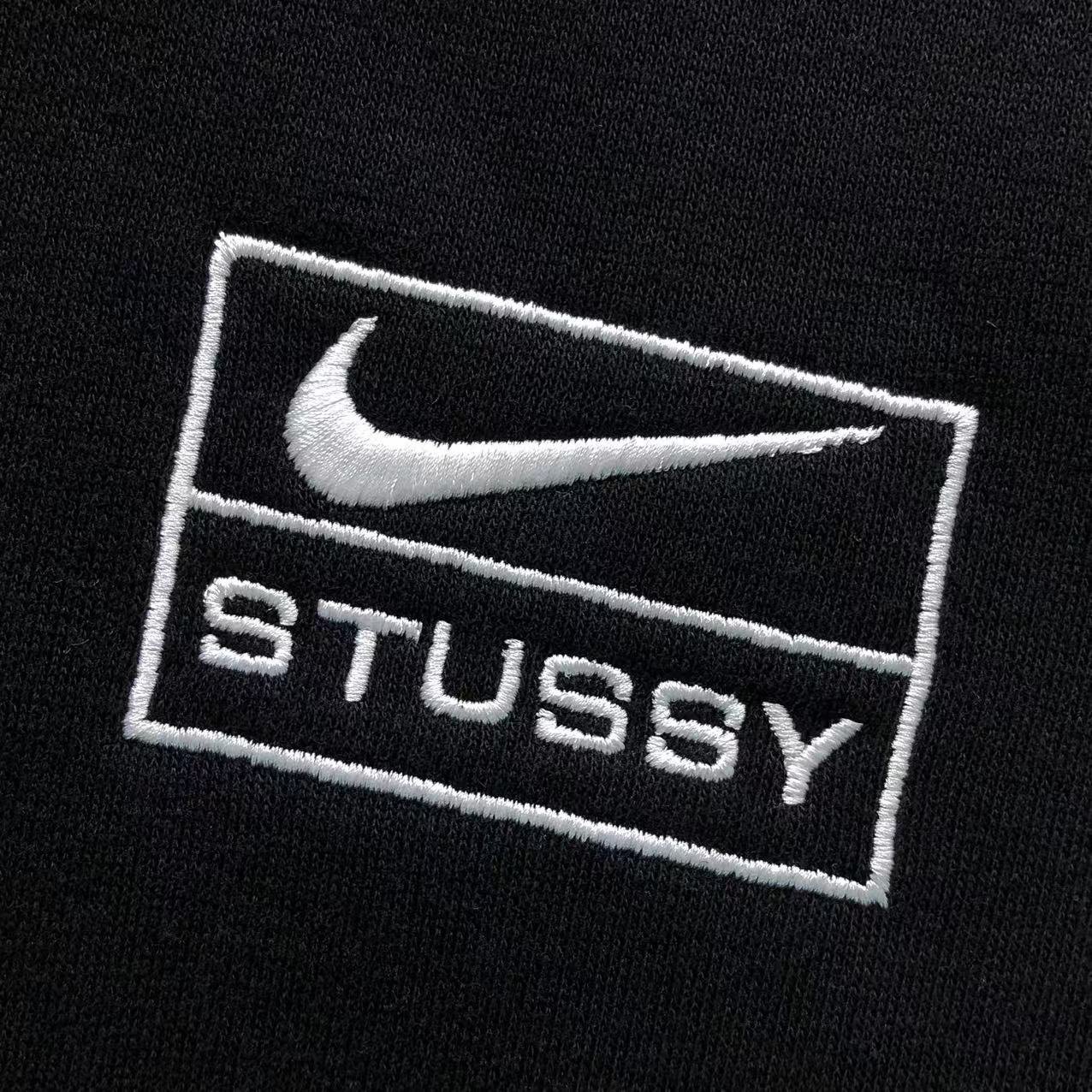 Nike x Stussy Washed Fleece Hoodie Black