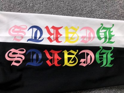 Chrome Hearts Colorfull Crosses Hoodie White