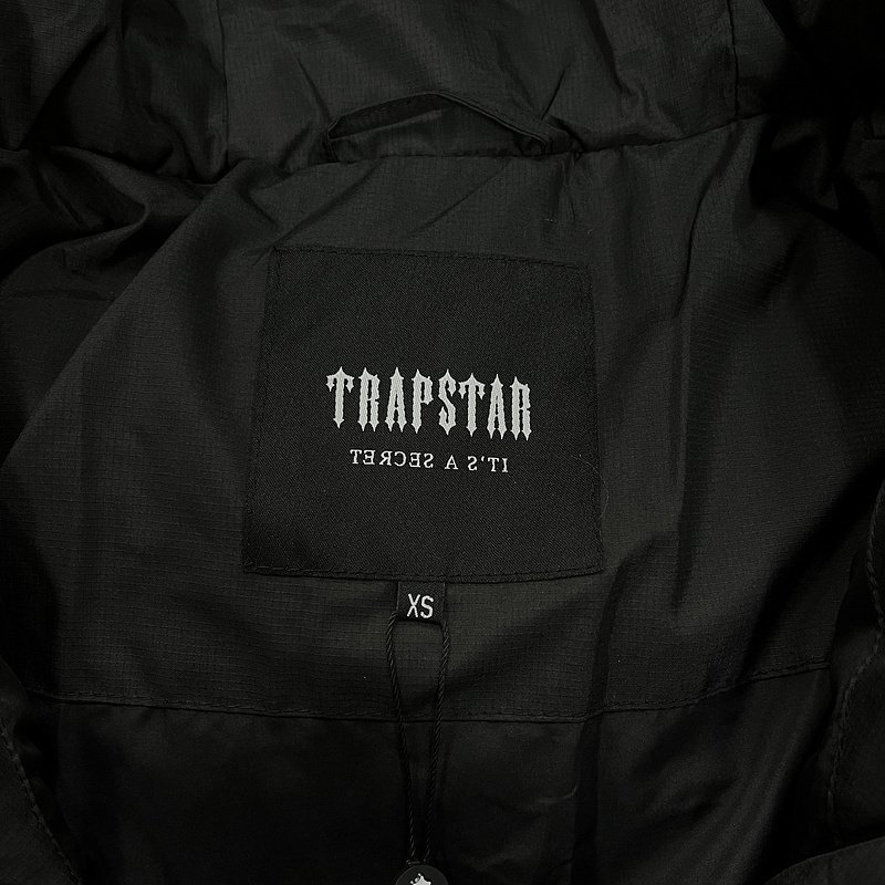 Trapstar Cropped Puffer Jacket Black