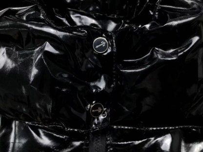 Trapstar Irongate Hooded Puffer Jacket Shiny Black