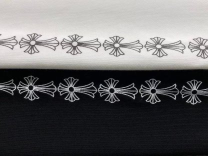 Chrome Hearts Logo Zip Up Hoodie White