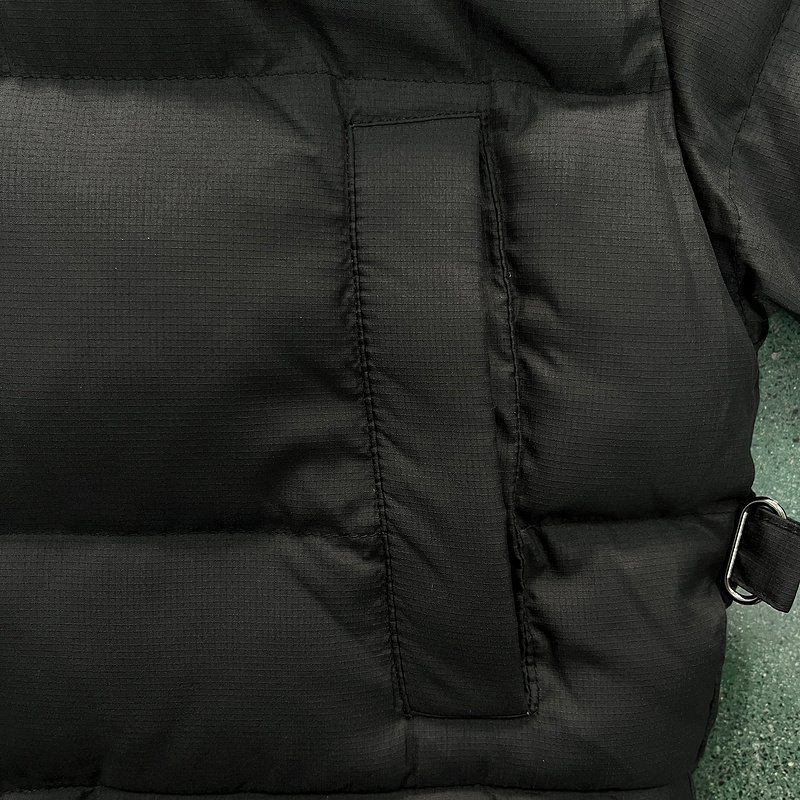 Trapstar Cropped Puffer Jacket Black