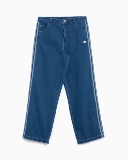 Loose Wide-Leg Jeans(Blue)