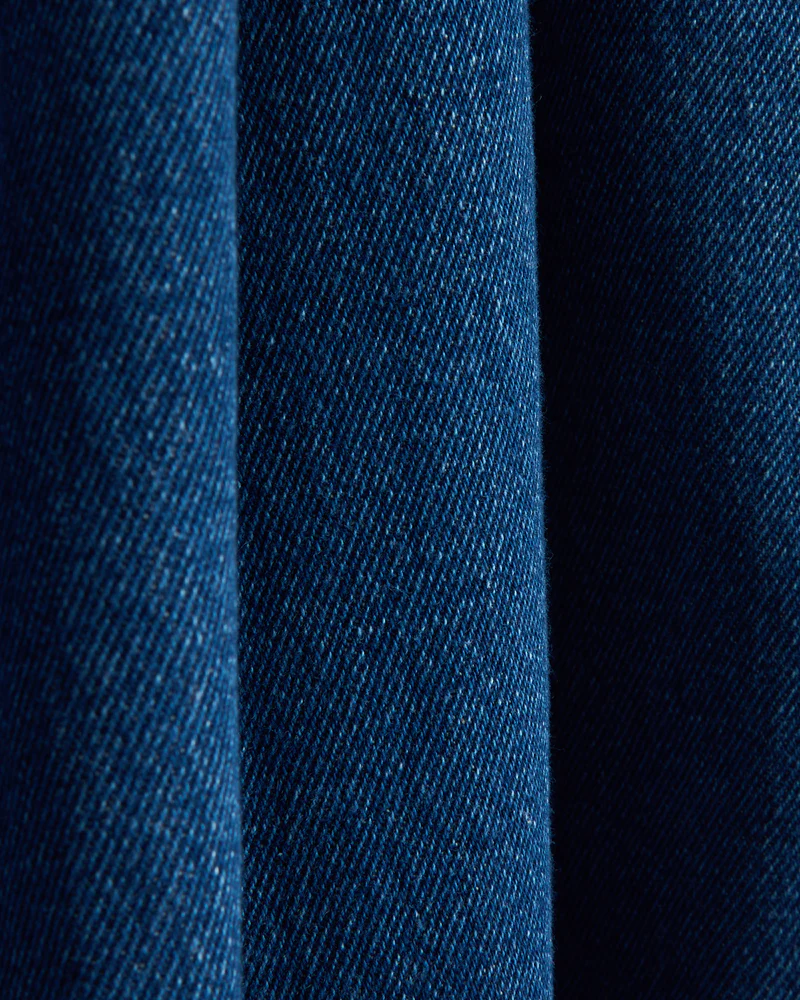 Loose Wide-Leg Jeans(Blue)