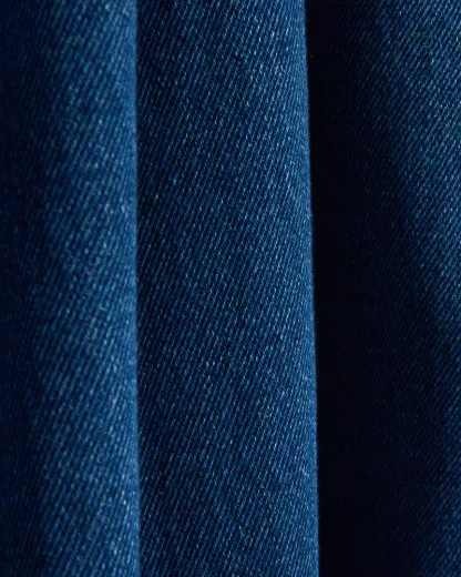 Loose Wide-Leg Jeans(Blue)