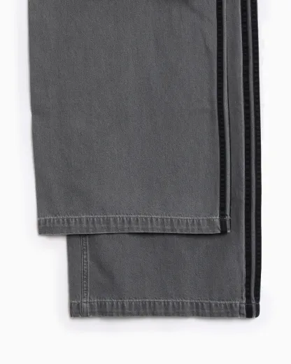 Loose Wide-Leg Jeans(Grey)