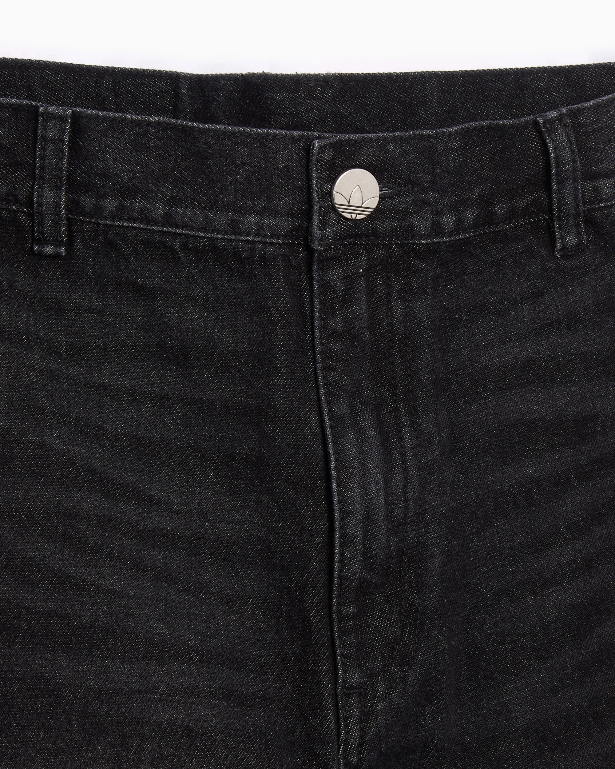 Loose Wide-Leg Jeans(Black)