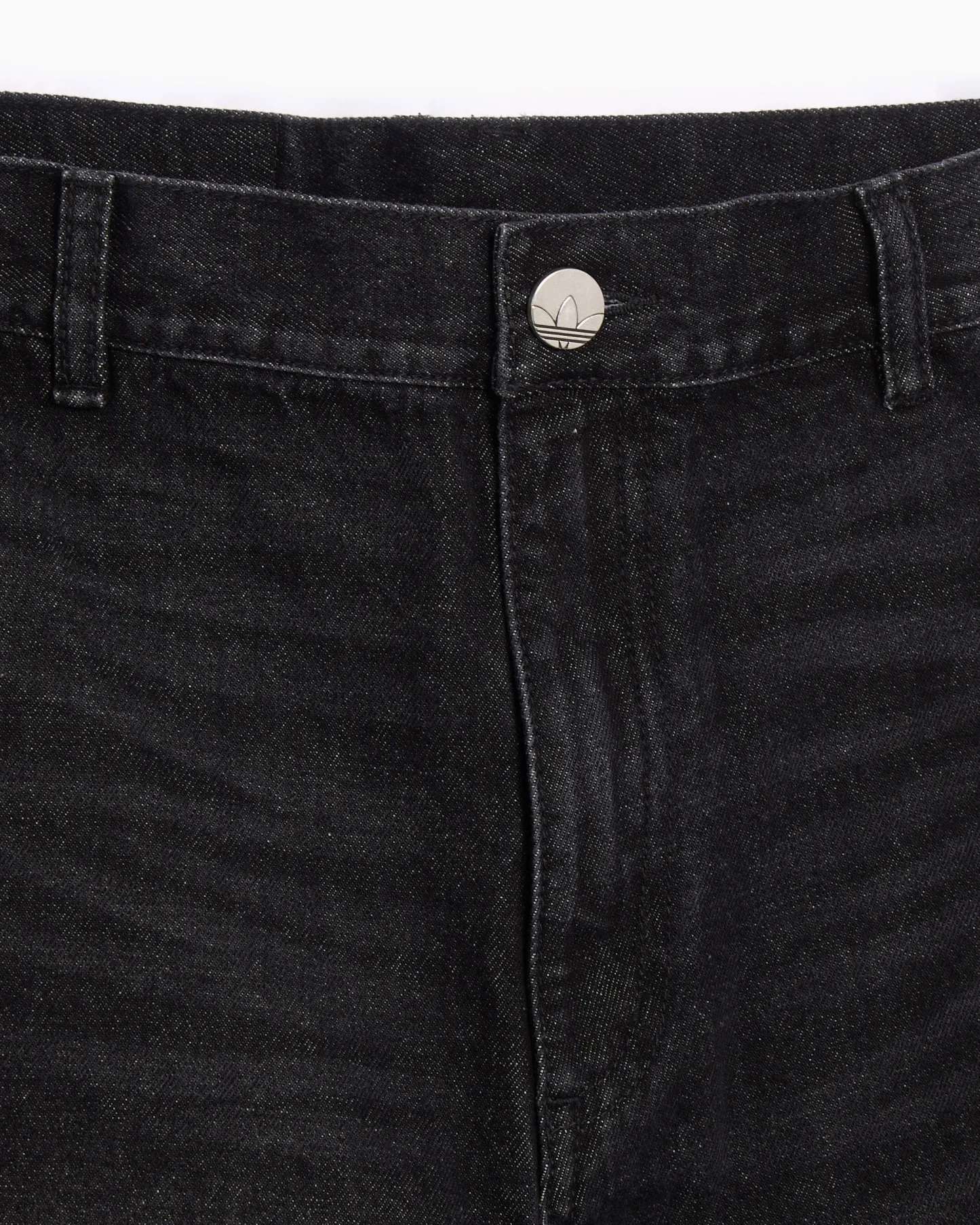 Loose Wide-Leg Jeans(Black)