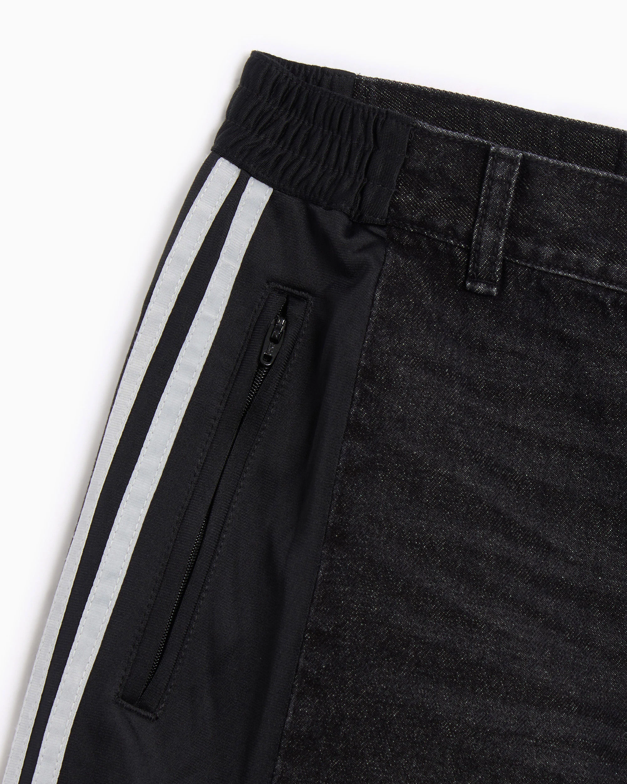 Loose Wide-Leg Jeans(Black)