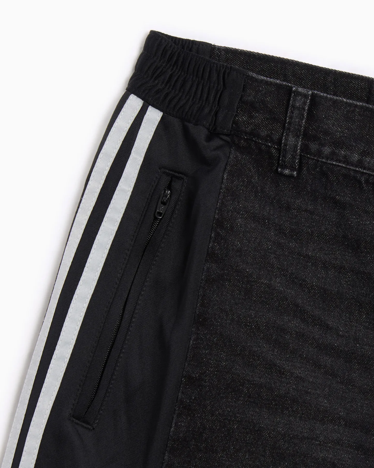 Loose Wide-Leg Jeans(Black)