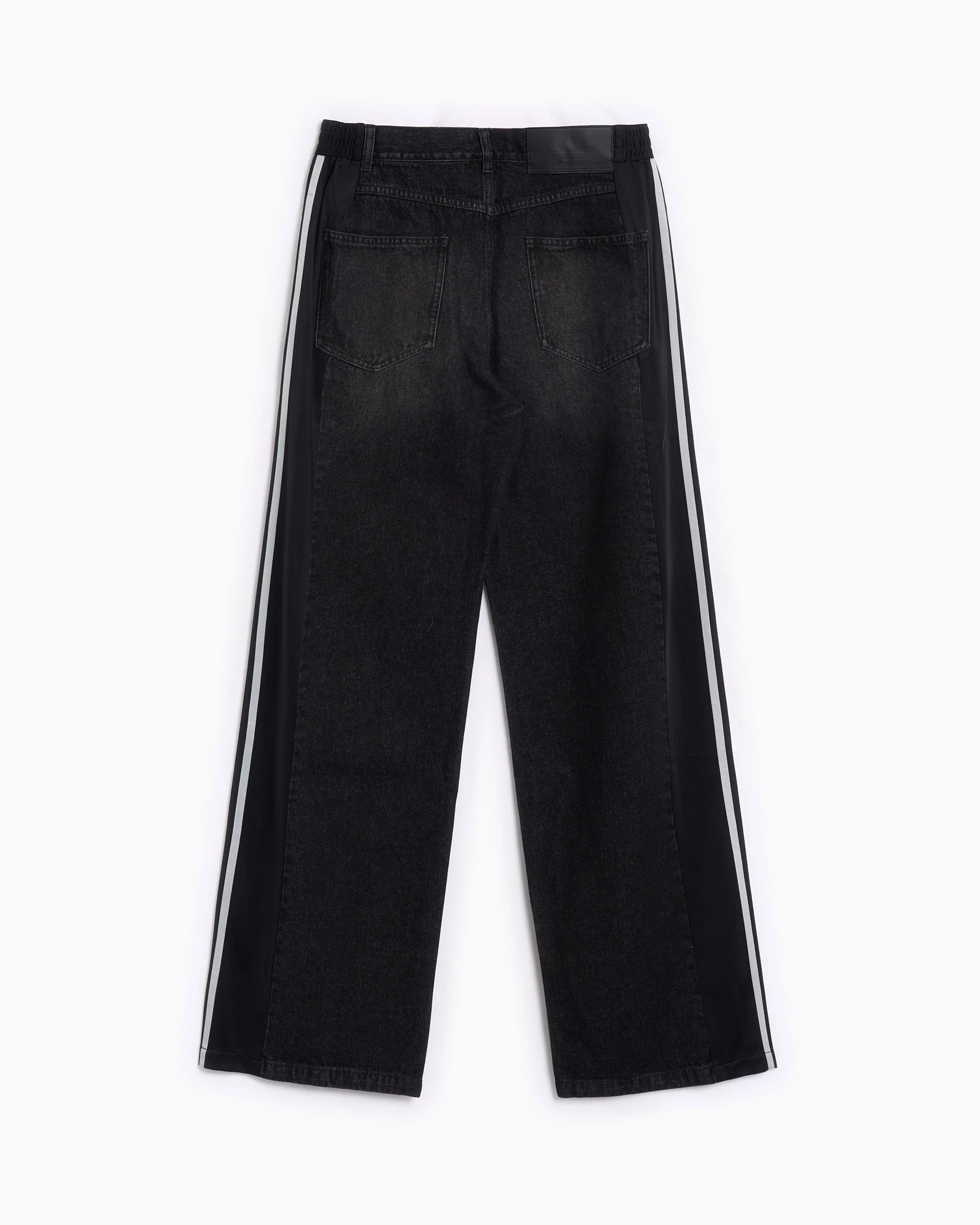 Loose Wide-Leg Jeans(Black)