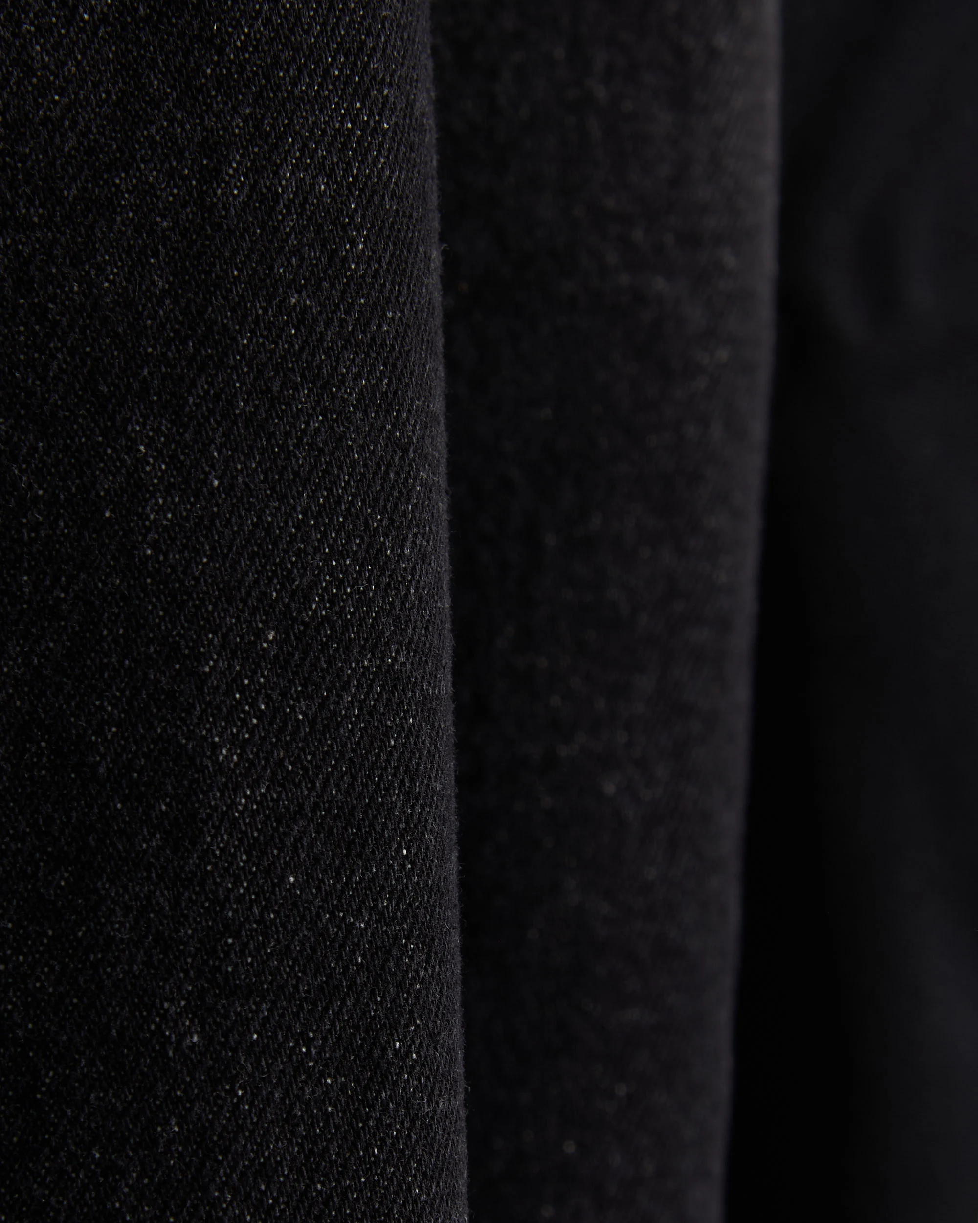 Loose Wide-Leg Jeans(Black)