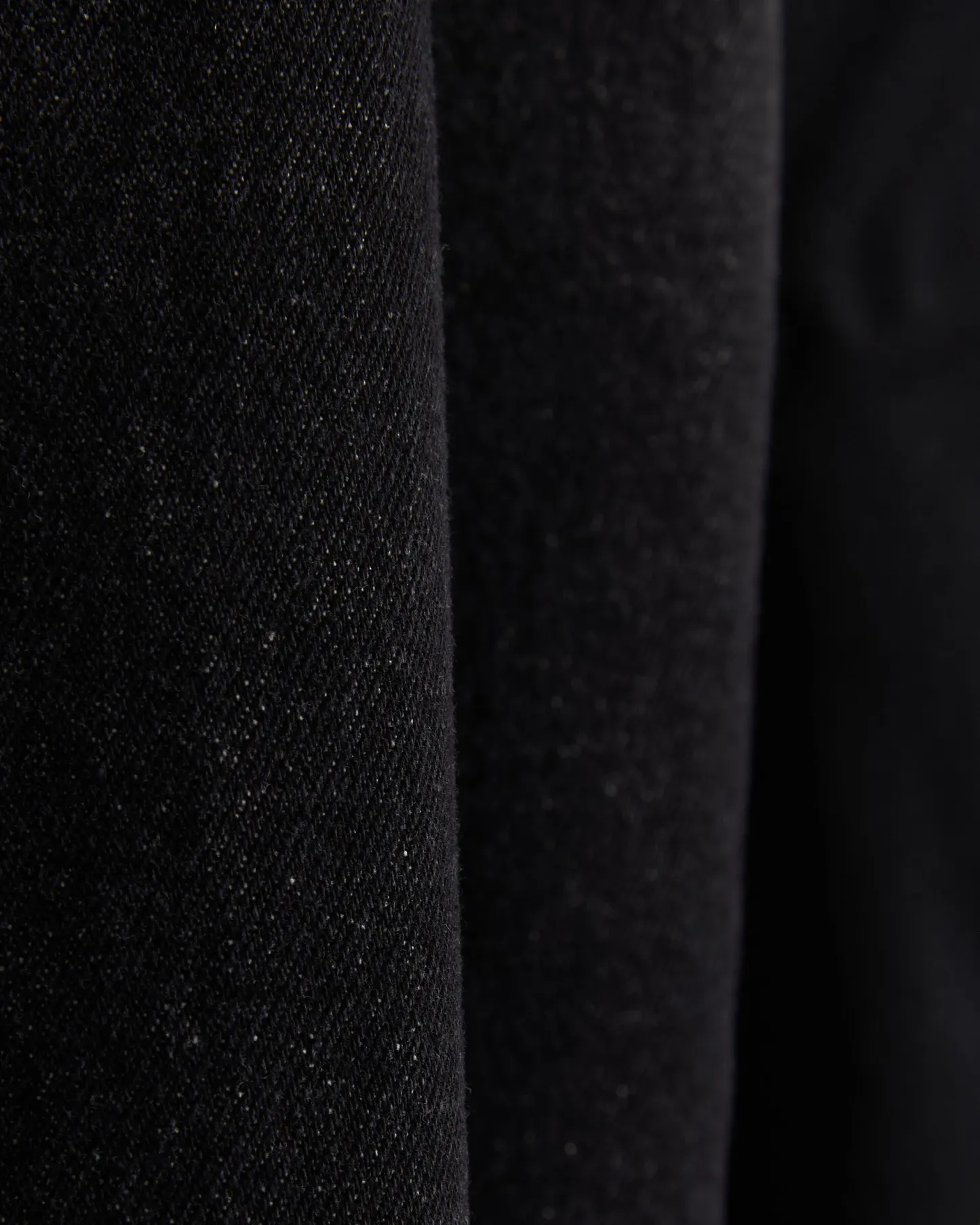 Loose Wide-Leg Jeans(Black)