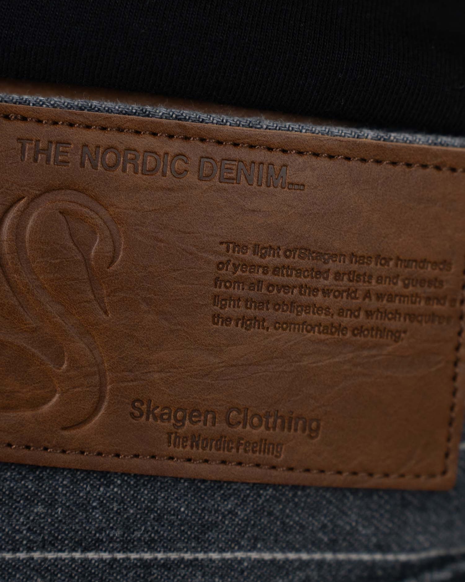 Extra baggy Denim Washed Pinstripe-OSI