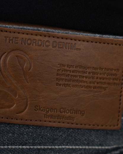 Extra baggy Denim Washed Pinstripe-OSI