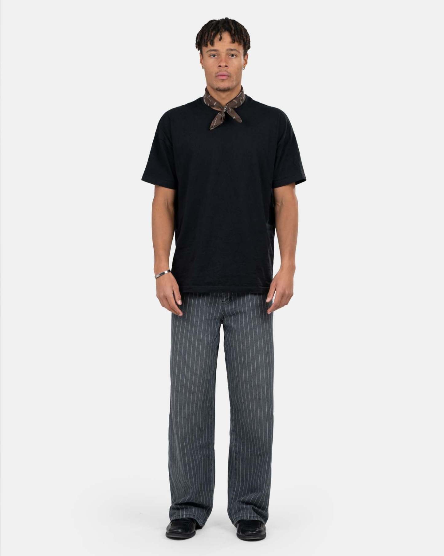 Extra baggy Denim Washed Pinstripe-OSI
