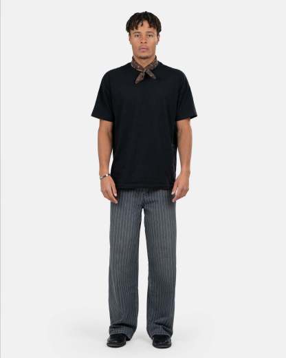 Extra baggy Denim Washed Pinstripe-OSI