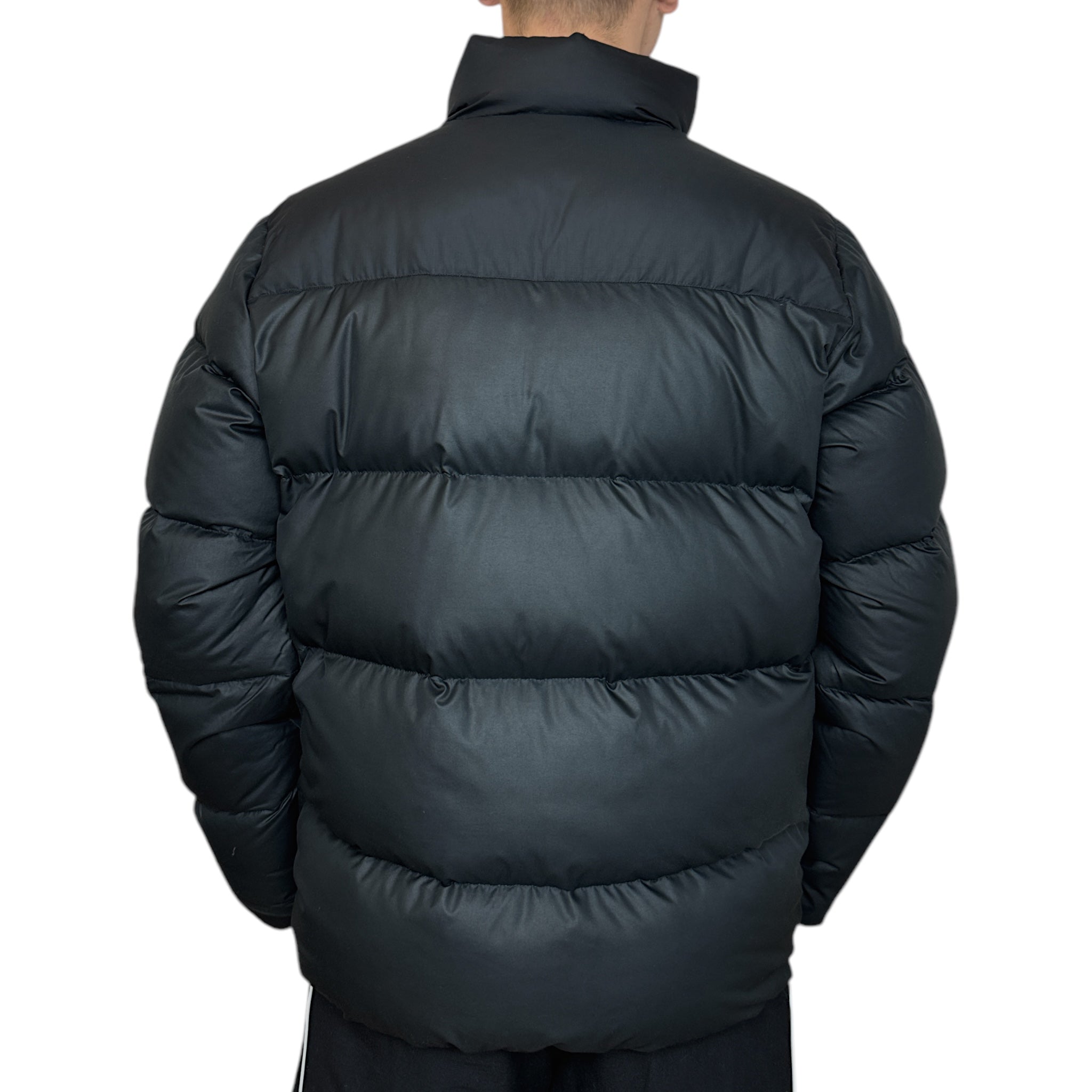 Vintage Down Pufferjacke Schwarz-OSI