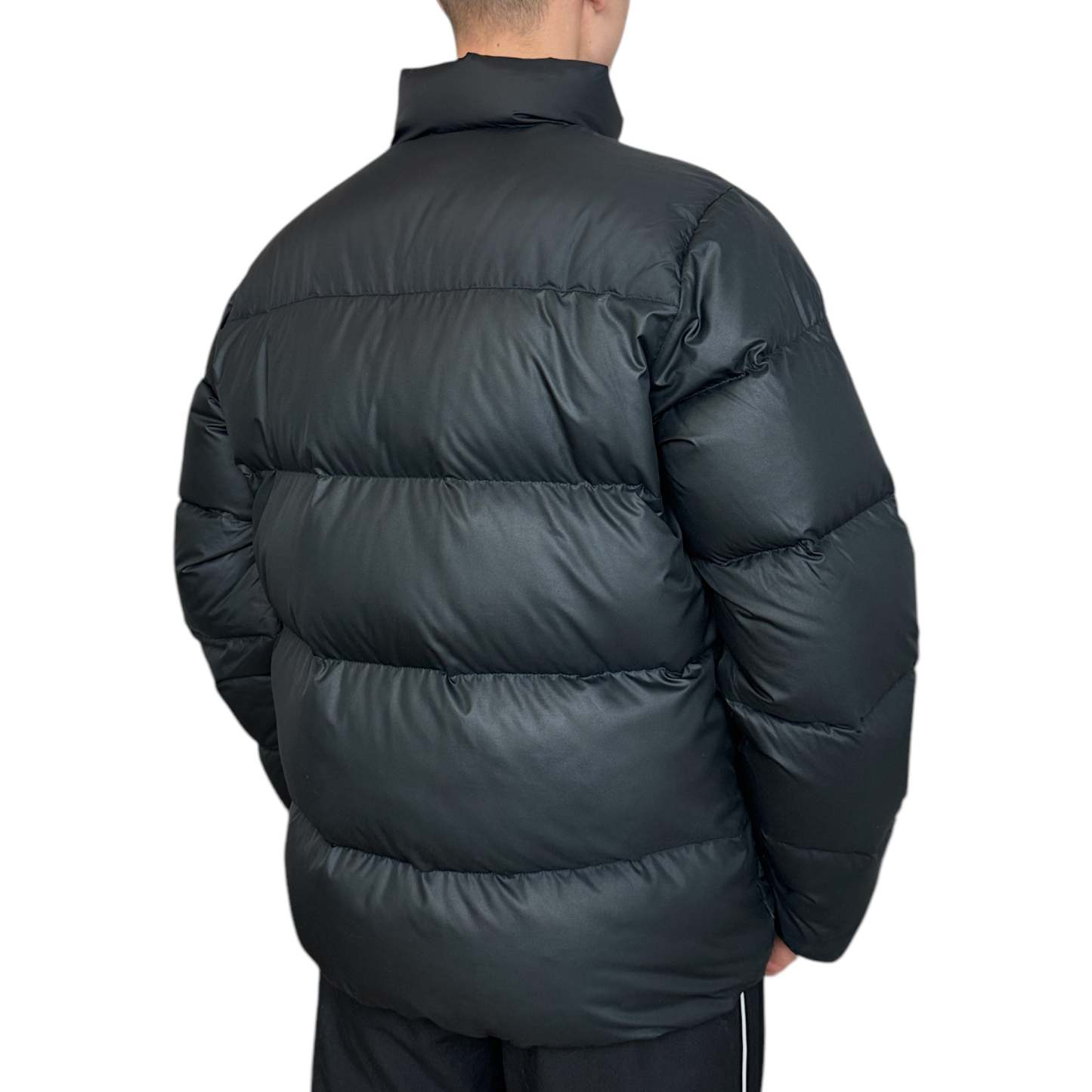 Vintage Down Pufferjacke Schwarz-OSI