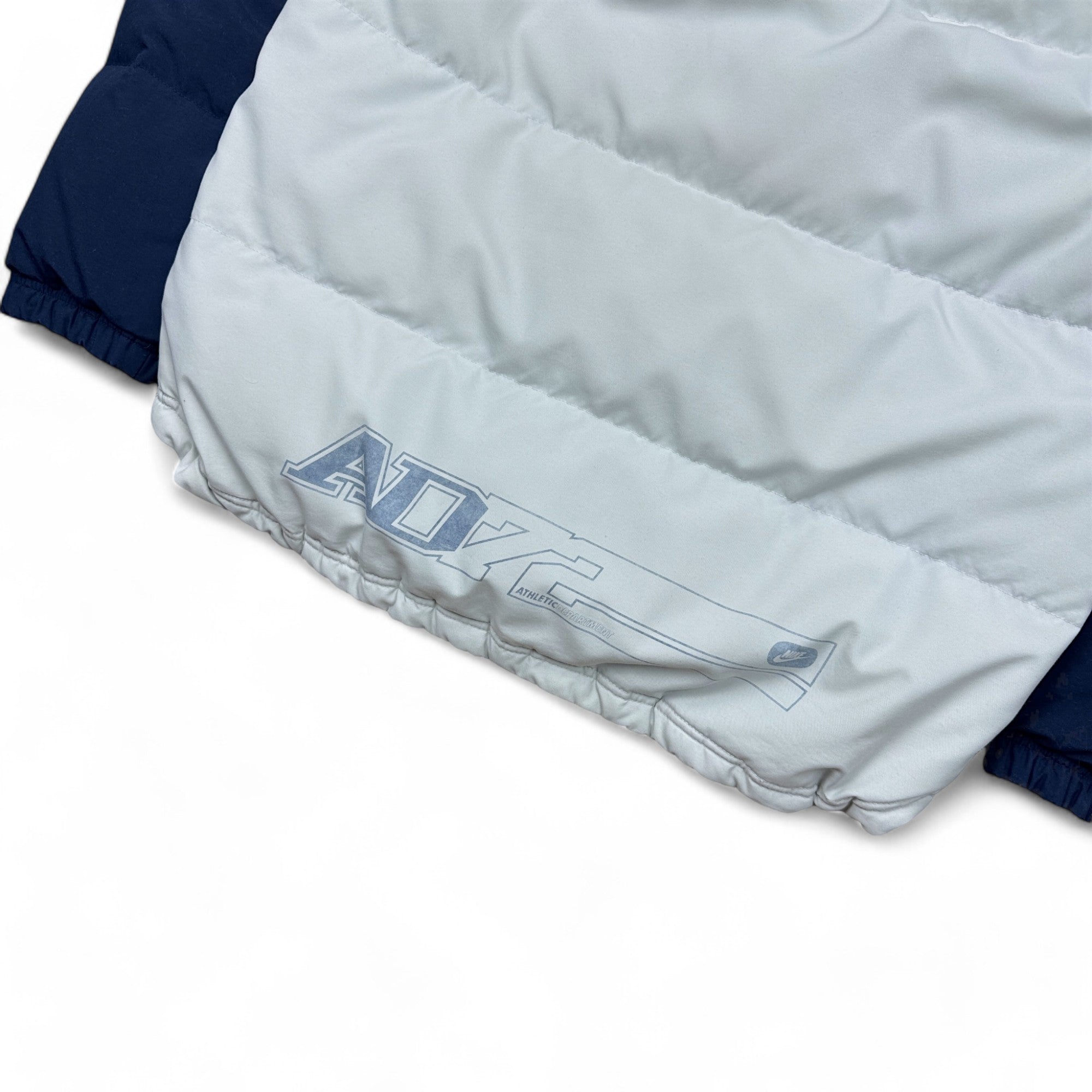 Vintage  Down Pufferjacke Grau Navy-OSI