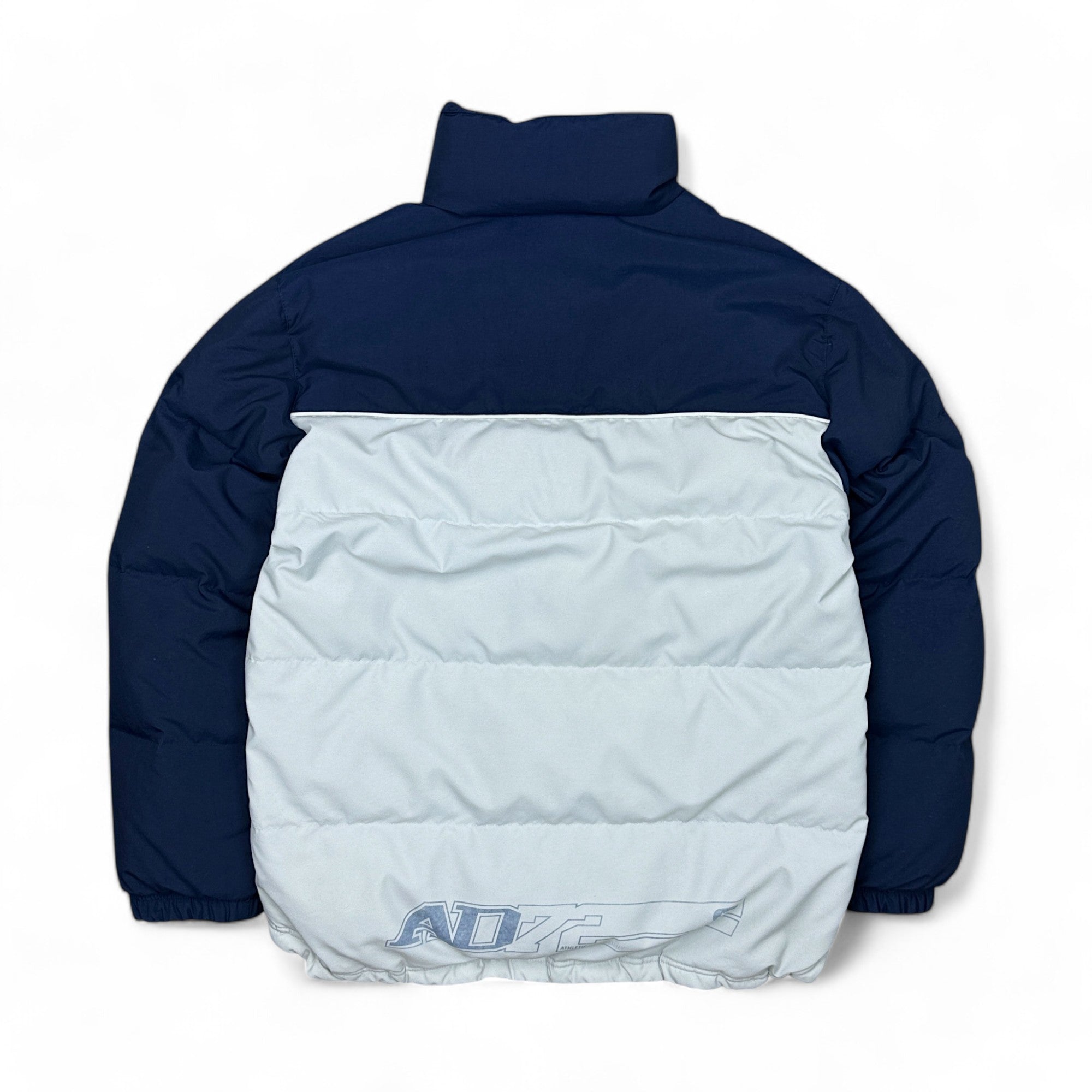 Vintage  Down Pufferjacke Grau Navy-OSI