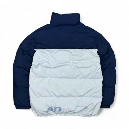 Vintage  Down Pufferjacke Grau Navy-OSI