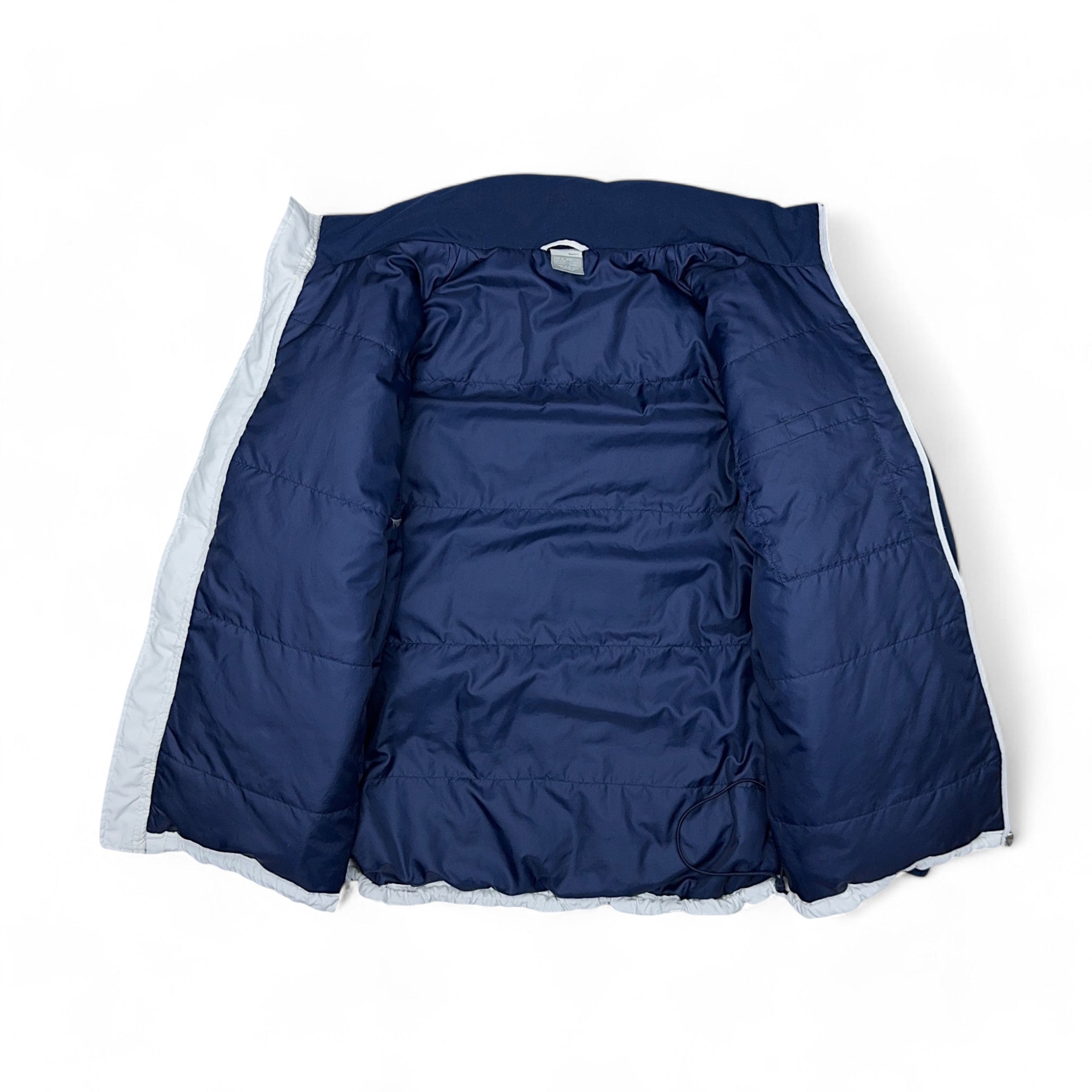 Vintage  Down Pufferjacke Grau Navy-OSI