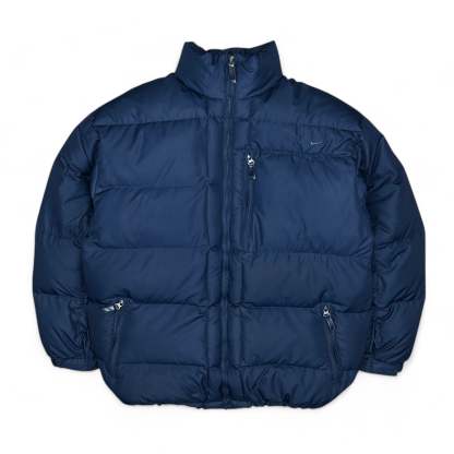 Vintage  Down Pufferjacke Navy-OSI