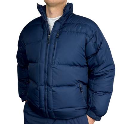 Vintage  Down Pufferjacke Navy-OSI