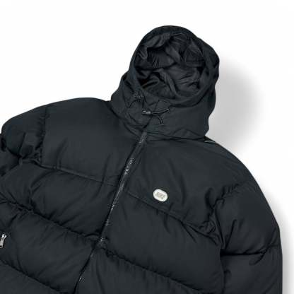 Vintage  Rare Down Pufferjacke Schwarz-OSI