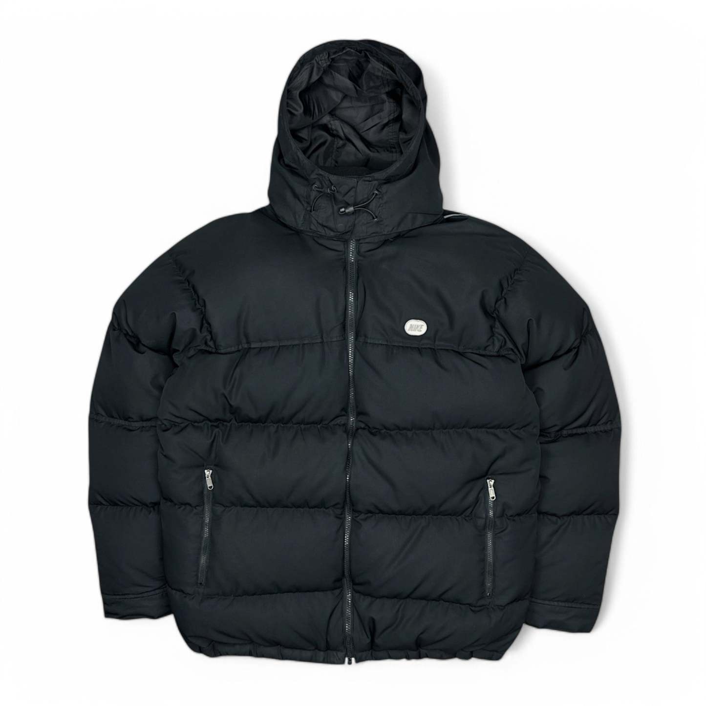 Vintage  Rare Down Pufferjacke Schwarz-OSI