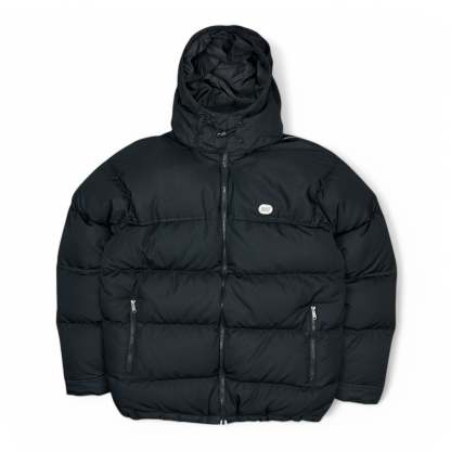 Vintage  Rare Down Pufferjacke Schwarz-OSI