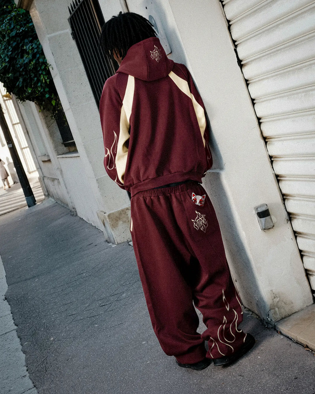FLAME HASHIRA SWEAT SET-OSI