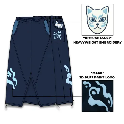 WATER HASHIRA SWEAT SET-OSI
