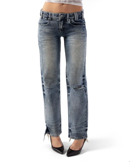 Slim Low-Waist Denim-OSI