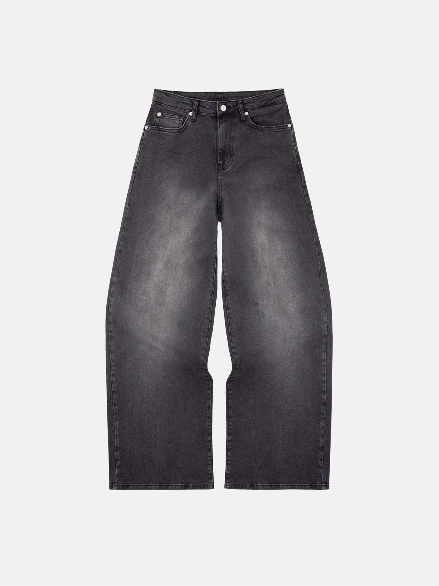 BOWSTONS JEANS - WASHED BLACK-OSI