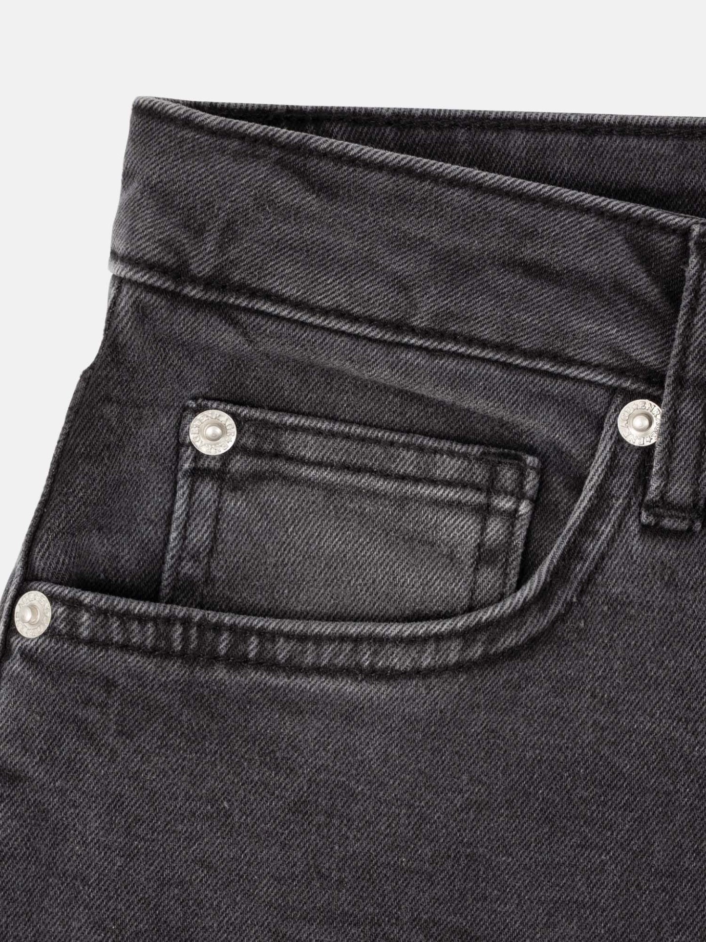 BOWSTONS JEANS - WASHED BLACK-OSI